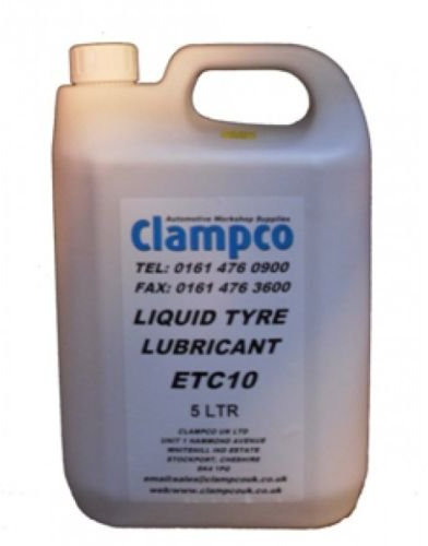 HARVIE ETC10 5 LITRE TYRE FITTING MOUNTING BEAD WHEEL RIM LUBRICANT LUBE FLUID