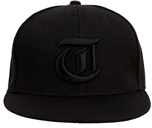 4sold Snapback-Hut, mit erhabener schwarzer 3D-Stickerei Letter, Baseball-Cap, Hip-Hop Cap, Hut, Kopfbedeckung Gr. Einheitsgröße, T