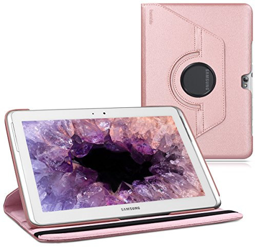 kwmobile Cover Compatibile con Samsung Galaxy Note 10.1 N8000 / N8010 - Custodia Cover per Tablet Rotazione 360° Stand Similpelle - Protezione Tab Pad