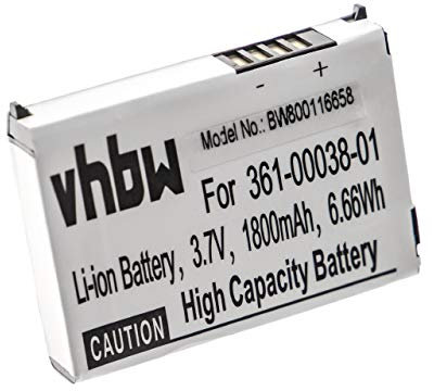 vhbw 1x Akku kompatibel mit Garmin Zumo 660LM, 650, 210 CE, 600, 660, 220, 665LM, 665, 210 GPS Navigation Navi (1880 mAh, 3,7 V, Li-Ion)