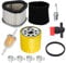 Carkio 12 083 10-S Kit d'entretien filtre à air Compatible with Kohler Command Pro 12 083 10-S1 CV11 CV12.5 CV13 CV14 CV15 CV16 Tondeuse à gazon