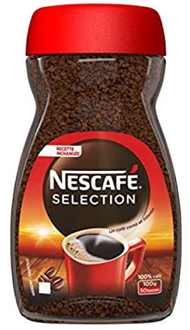 Nescafe Cafe soluble selection - Le pot de 100g - 50 tasses