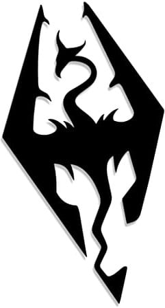 Decus Shop Skyrim Dragon // Sticker OEM JDM Style Aufkleber // Sticker OEM JDM Style Aufkleber