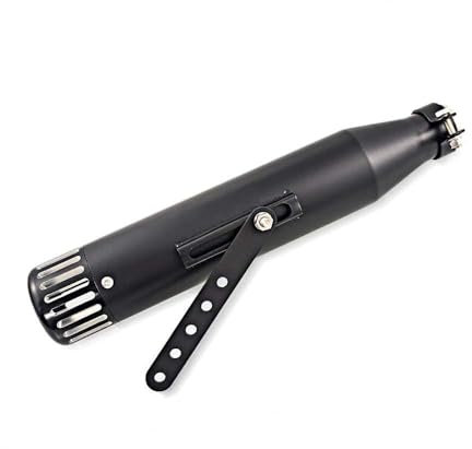 Echappement Straight pour Kawasaki ZR-7 Noir Silencieux