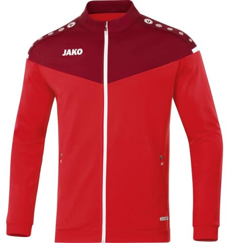 JAKO Champ 2.0 Polyesterjacke rot, L Unisex