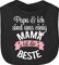 Baby Lätzchen - Mama ist die beste I Weltbeste Mutti - Unisize - Schwarz - mutter super mami geschenk babylätze mother's day tollste latzchen muttertag du bist baumwoll mama's muttertagsgeschenk