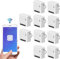 RFElettronica - 10PCS Mini R2 Smart Switch a due vie 10A AC100-240V Funziona con Amazon Alexa Google Home Nest