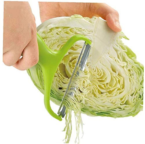 PiniceCore 1pc Kohl Slicer Raspel Kartoffelschäler Gemüsesalat Maker Cutter Edelstahl Obstschäler