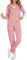 Parabler Jogginganzug Damen Rosa Trainingsanzug 2 Teilig Fitness Sportbekleidung Hausanzug Sportwear Streetwear Tasche XXL
