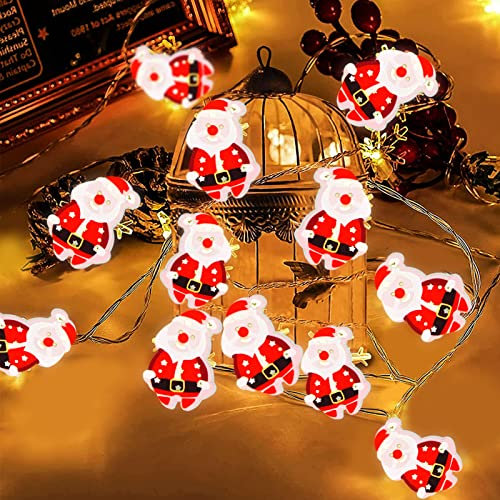 Lichterkette Innen Weihnachten,Weihnachtslichterkette 1,5m 10er Marokkanische LED Lichterkette - Warmweiß Innen Weihnachten Deko - Lichtervorhang Für Weihnachtsbaum - Metal