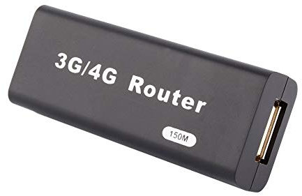 ciciglow Router Wireless USB RJ45 150Mbps, Router WiFi Wireless 3G/4G, Fino a 20 Utenti Wi-Si, 3G Dial-up Automatico, Router da Viaggio WiFi, Compatibile con HSDPA/HSUPA/HSPA+