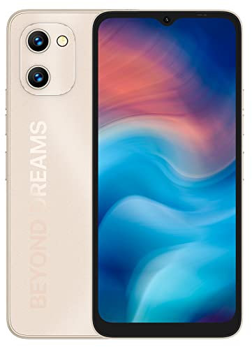 UMIDIGI G1 Smartphone Android 12 Go Pantalla Completa HD+De 6.5232GB Teléfono Móvil Libres Barato,Batería De 5150mAh Inteligente,Dual Sim 4G LTE Teléfono Celular De 13MP+5MP con Dos Cámara (Oro Rosa)