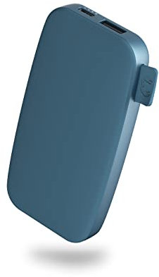 Fresh 'n Rebel Powerbank 6000mAh - USB-C in & Out - Schnelles Aufladen (Fast Charge) - 6 Sicherheitsfunktionen - Tragbarer externer Akku für iPhone und Android (Dive Blue)