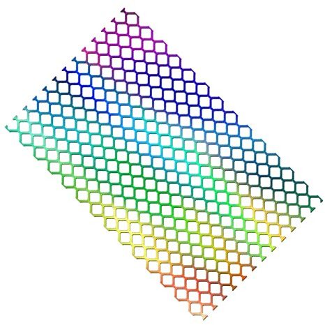 iSpchen Auto Aufkleber Rücklicht Wabenaufkleber Auto Heckleuchten Tönungsfolie Waben Aufkleber Autofolie Sticker Nebelscheinwerfer Folie Aufkleber Wasserdichte reflektierende Aufkleber,48X30cm