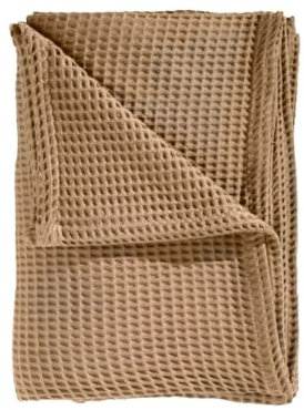 Heckett Lane Waffel Plaid - Pfosten Khaki 240x260cm