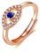 Lucky Evil Eye Ringe Für Frauen Türkisch Blau Offen Verstellbar 925 Sterling Silber Ring Trend Hochzeit Paar Schmuck Geschenk