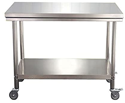 Carrello da portata all'aperto con carrello per barbecue e tavolo da forno per pizza, cucina all'aperto per barbecue e barbecue, perfetto per feste esterne e picnic (99 × 19 × 73 '')