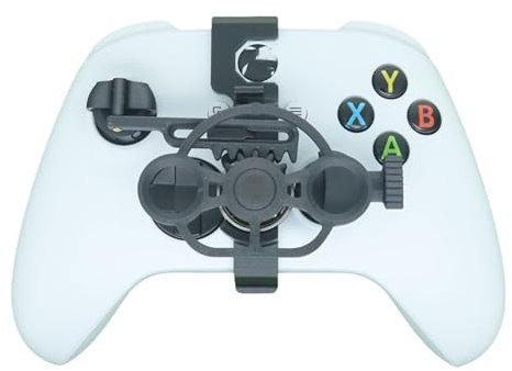 SHEAWA 3D Mini Volante Controlador para Xbox Serie X S,Diseño de fibra de carbono Gaming Racing Accesorio,Compatible con Xbox Serie X S Controladores