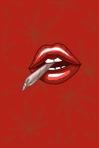 Stoner/Lips/Smoke/Joint/Red/6x9/200page