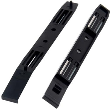 YiQinzcxg 1 par de discos duros Chasis Montar los rieles de plástico. Barras de disco duro del chasis para 3 5 a 5 25 compartimiento de disco duro