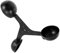 Sensore anemometro stazione metereologica anemometro portatile anemometro all'aperto termometro sensore di velocità del di misurazione del Lega di alluminio Black Happyyami