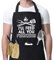 Wisebom Kochschürze Lustig für Männer Damen, Verstellbare Grillschürze für Herren, Schwarze Küchenschürze mit 3 Taschen, Kochschürze Personalisiert Geburtstag Geschenke für Ehemann, Freund