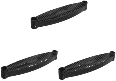 BESPORTBLE 3St Trampolin-Treppenstufen Treppenläufer-Teppich Schiene Leitern Stufenteppiche für Treppen Roller trampolinleiter Trampolin treppe Austausch der Leiterstufe Sportversorgung Black