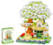 Cherry Blossom Tree Building Block Set, 690 PCS Japanese Sakura Tree House Building Kit, Flowers House Model Sets for Adults, Bonsai Home Decoration Construction Gift Toys for Kids Adults (Green)