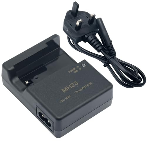 MH-23 Battery Charger for Nikon EN-EL9 EN-EL9a Battery | Compatible with Nikon D40 D40X D60 D3000 D5000 Digital SLR Cameras Battery