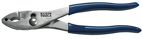 Klein Tools D514-8 Slip Joint Pliers Hose Clamp, 8-Inch, Blue