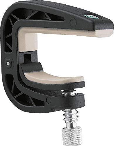K&M 14540 Kapodaster aus Kunststoff für sechssaitige und zwölfsaitige Gitarren - einfaches Aufstecken