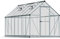 Canopia by Palram Gewächshaus klein Mythos 6x14 Treibhaus 426x185 cm Aluminium Silber Tomatenhaus Polycarbonatplatten UV-beständig