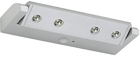 Briloner Leuchten Downlight with Sensor, 4 LED, Titanium/Silver 2269 041