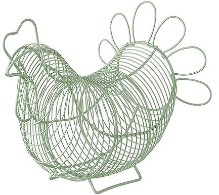 Chicken Egg Basket Sage