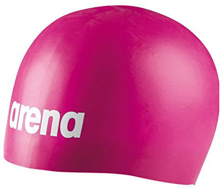 ARENA Cuffia da Nuoto Professionale, Realizzata mediante stampaggio, Articolo Unisex, Unisex, Moulded PRO, Fuchsia, Taglia Unica