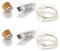 Auraglow Rechargeable USB Bottle Cork Wire Fairy String Light with 15 LEDs (2 Pack)
