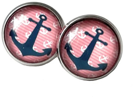 Edelstahl Ohrstecker Anker, Ankerliebe, Ankerohrringe, Edelstahlohrringe