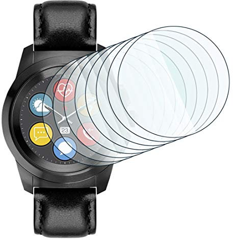 KARYLAX - [Pack x8 Protection d'écran en Verre Fléxible Dureté 9h, Film Protecteur pour Samsung Galaxy Watch (46mm) SM-R800 Montre connectée