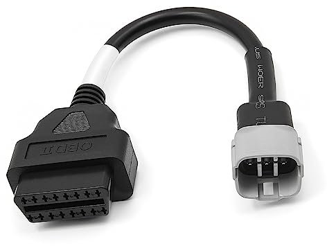 Goliton OBD2 Diagnosekabel OBDII 6 Pin auf 16 Pin Adapter kompatibel mit Suzuki Motorrad