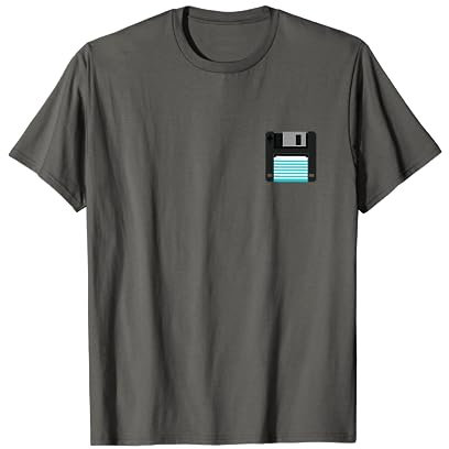 8-Bit Retro Diskettenlaufwerk - Vintage Floppy Disk T-Shirt