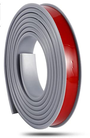 Kantenband, TPE, selbstklebendes Möbelkantenband, U-Form, Kantenschutz, für Sperrholz, Schrankreparatur, Möbelreparatur, Restauration (12 mm, Grau, 5 m)