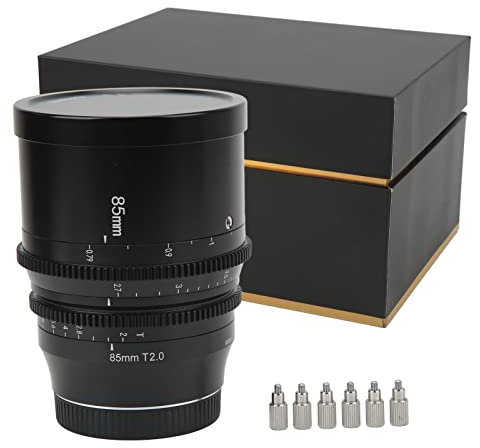 EVTSCAN 7 Artisans 85mm T2.0 Lente Cine Full Frame ad Grande Apertura Messa A Fuoco Manuale Z Mount Obiettivo Cinema per Nikon Z5 Z6 Z7 Z9 Z50 Z6Il Z7Il ZFC