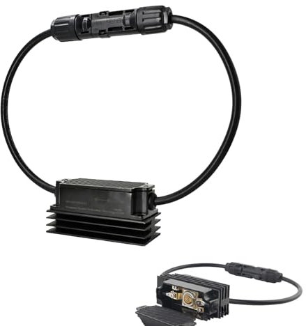 Trisinger Solar DC Diode Stecker,1600V 55A Wasserdichte Männlich/Weiblich Steckverbinder, für Photovoltaikanlagen