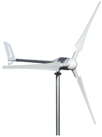 Wind Turbine Generator ISTABREEZE i-1500 Watt 48 Volt Windkraftanlage - Flügel in weiß Windgenerator (1500 Watt 48 Volt)