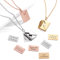 Custom Locket Necklace with Letter, Personalised Message Necklace, Letter and Envelope Necklace, Engraved Love Letter Necklace, Secret Note Necklace, Letterbox Necklace, Gift for HER