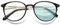 Lanomi Progressive Multifokale Lesebrille Blaulichtfilter Damen Herren Rund Gleitsichtbrille Lesehilfe Sehhilfe UV400 Schutz Brille mit Stärke Schwarz Gleitsichtbrille 2.0