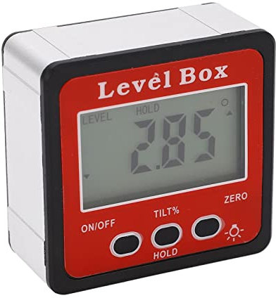 Magnetischer Digitaler Winkelsucher Winkelmesser Neigungsmesser, Digitales Mini-Winkelmessgerät, Neigungsmesser, Winkelwürfel-Level-Box, Digitaler Winkelsucher für