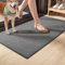 COLOR&GEOMETRY Dirt Trapper Door Matts Indoor 43.5x75 cm, Indoor Door Mat Non Slip, Front Door Mat Heavy Duty, Absorbent Doormats Inside for Entrance, Muddy Paws, Dark Grey (Rolled-up NO Creases)