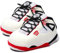 Knuffis Pantofole a forma di sneaker, da donna e uomo, in peluche, divertenti, numero 36-45, bianco, 36/45 EU