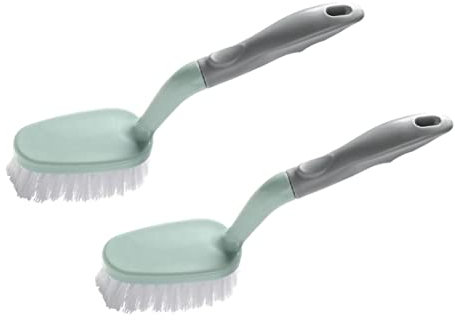 LALAFINA 4 Stück Bodenbürste Kunststoffreiniger Reinigungsbürste Haushaltsbürsten Badewannenbürsten Badezimmer Besenbürsten Toilettenbürsten Schuhbürste Keramikfliesen